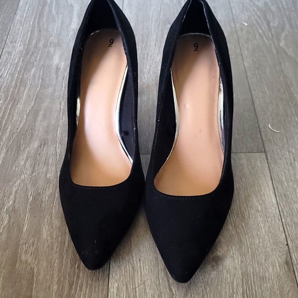 Black high heels